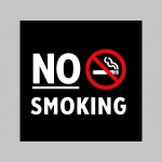 No smoking!  mikina s kapucou stiahnutelnou šnúrkami a klokankovým vreckom vpredu 